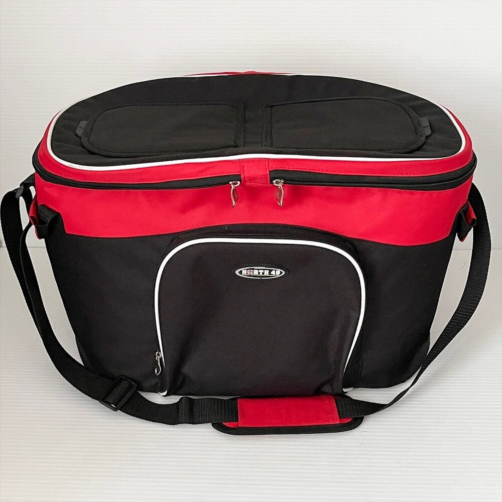 North 49 Large Cooler Bag w/Shoulder Strap Top Flap Insulated Camping Picnic Bag